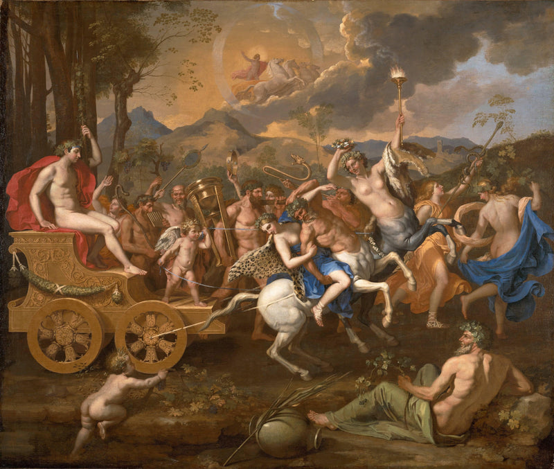 The Triumph of Bacchus on gallery wrap