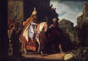 The Triumph of Mordechai by Pieter Lastman — male oil painting wall art, Baroque