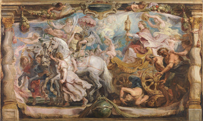 The Triumph of the Church in hallway