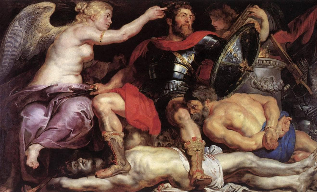 The Triumph of the Victory by Peter Paul Rubens — hand-painted cultural oil painting reproduction on canvas