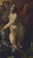 The Triumph of Venus by Bartholomeus Spranger — female oil painting wall art, Mannerism Late Renaissance