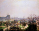 The Tuileries Gardens by Camille Pissarro — urban oil painting wall art, Impressionism