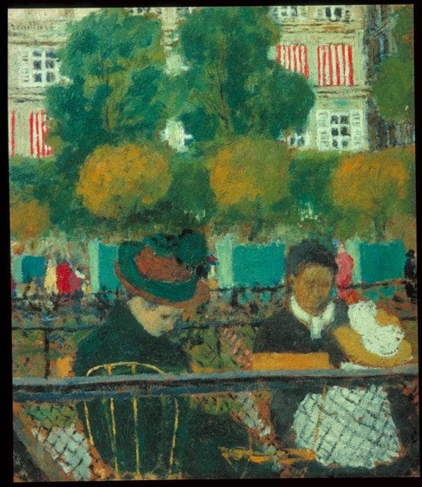 The Tuileries Gardens, Paris by Edouard Vuillard — hand-painted botanical oil painting reproduction on canvas