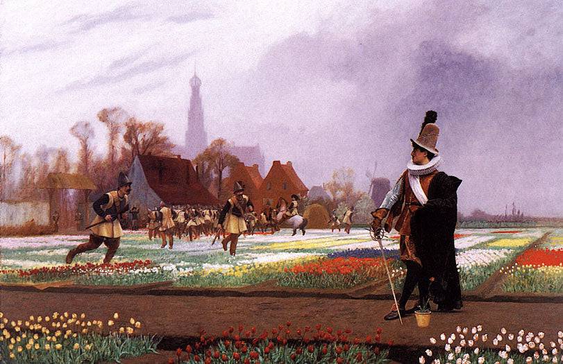 The Tulip Folly - Jean-Leon Gerome