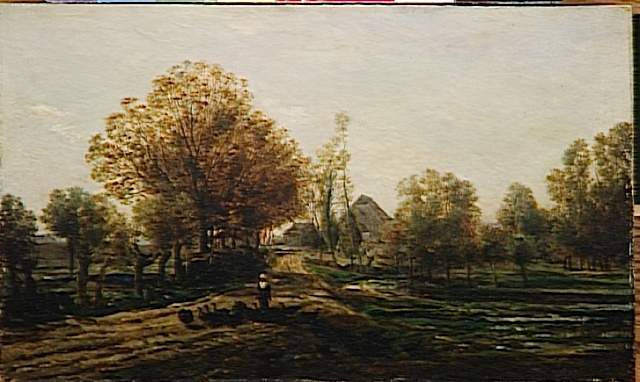 The turkey keeper - Charles-Francois Daubigny