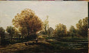 The turkey keeper by Charles-Francois Daubigny — rural oil painting wall art, Realism