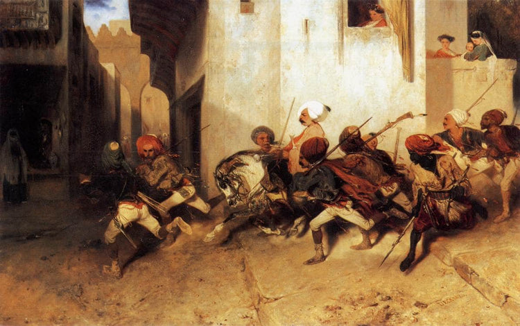 The Turkish Patrol - Alexandre-Gabriel Decamps