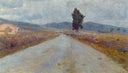 The Tuscan Road by Amedeo Modigliani — rural oil painting wall art, Expressionism