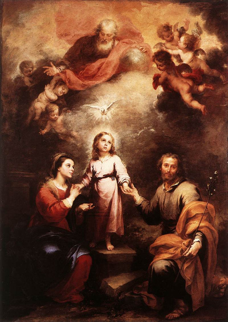 The Two Trinities - Bartolome Esteban Murillo