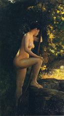 The Unfulfilled Wish by Julius LeBlanc Stewart — hand-painted botanical oil painting reproduction on canvas