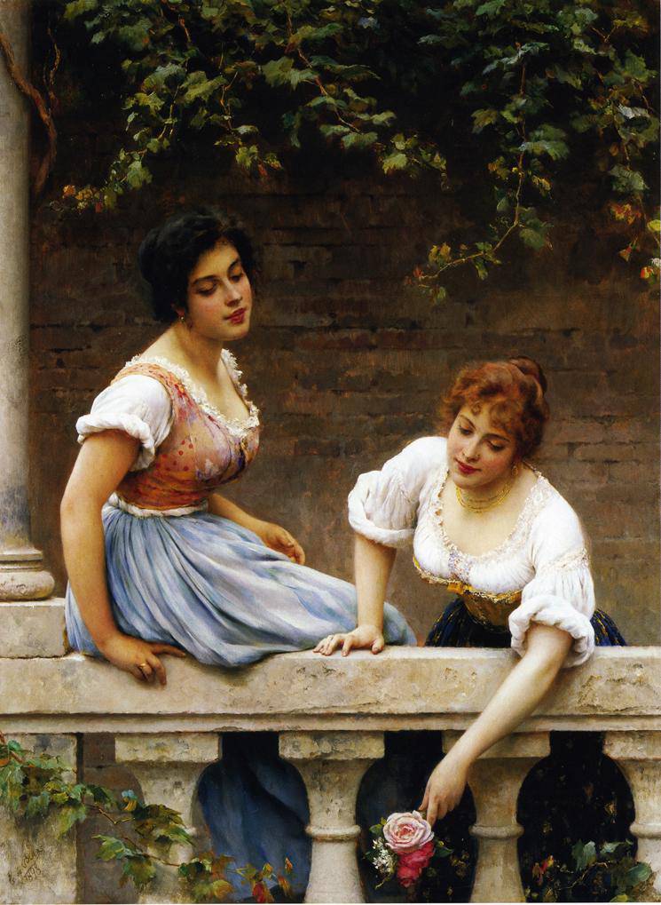 The Unseen Suitor - Eugene de Blaas