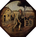 The Vagabond (The Prodigal Son) by Hieronymus Bosch — religion oil painting wall art, Northern Renaissance