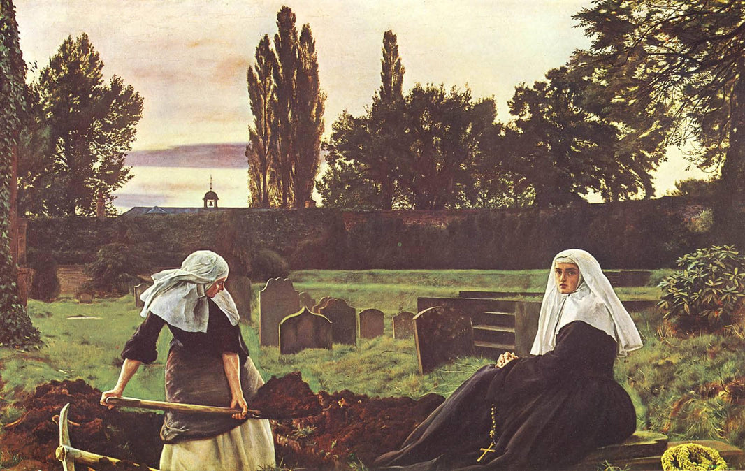 The Vale Of Rest by John Everett Millais — hand-painted landscape oil painting reproduction on canvas