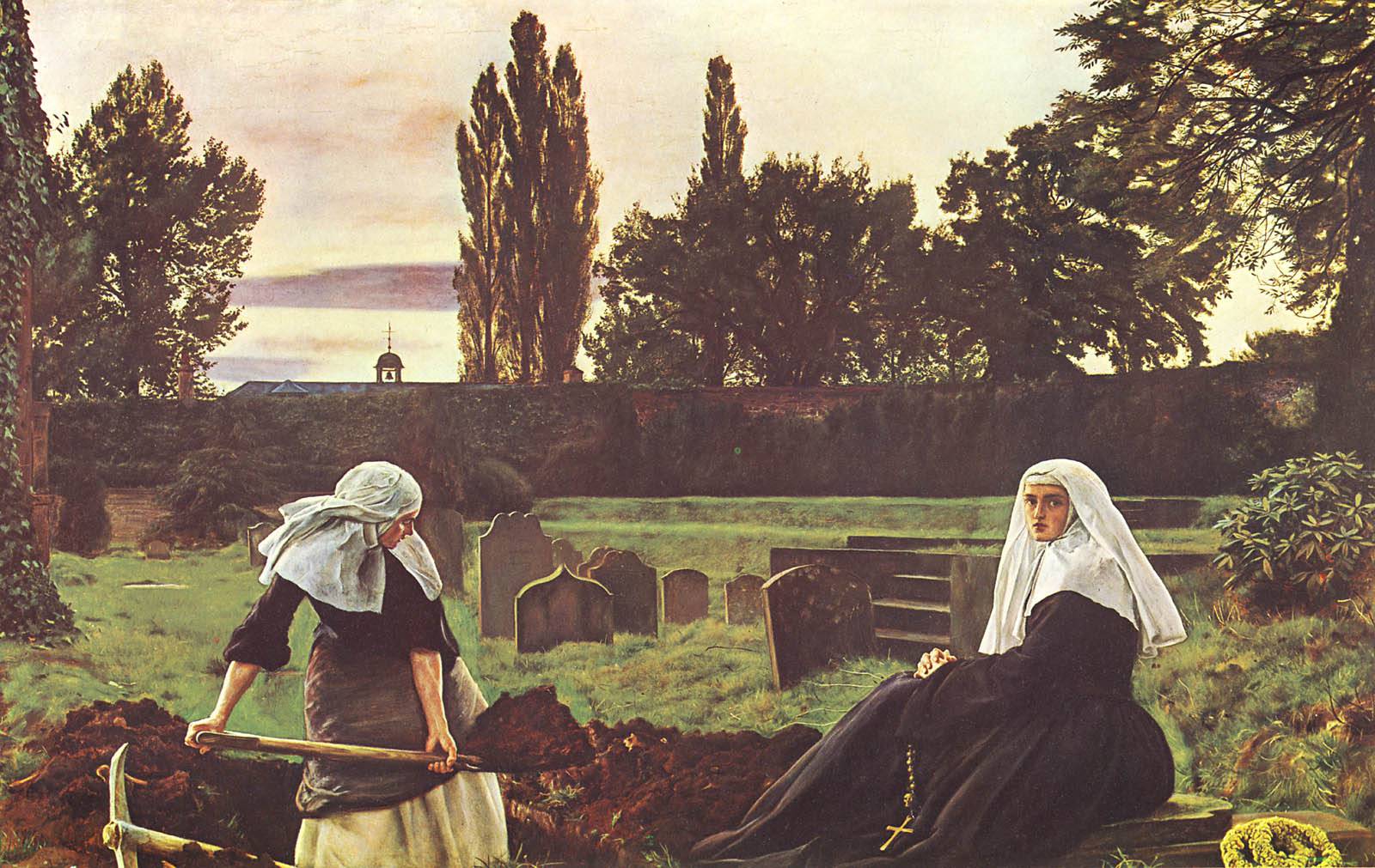 The Vale Of Rest - John Everett Millais