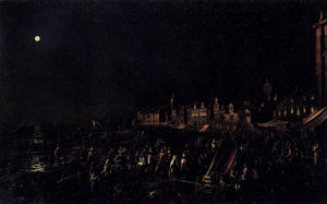 The vigil of Santa Marta - Canaletto