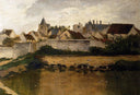 The Village, Auvers sur Oise by Charles-Francois Daubigny — seascapes oil painting wall art, Realism