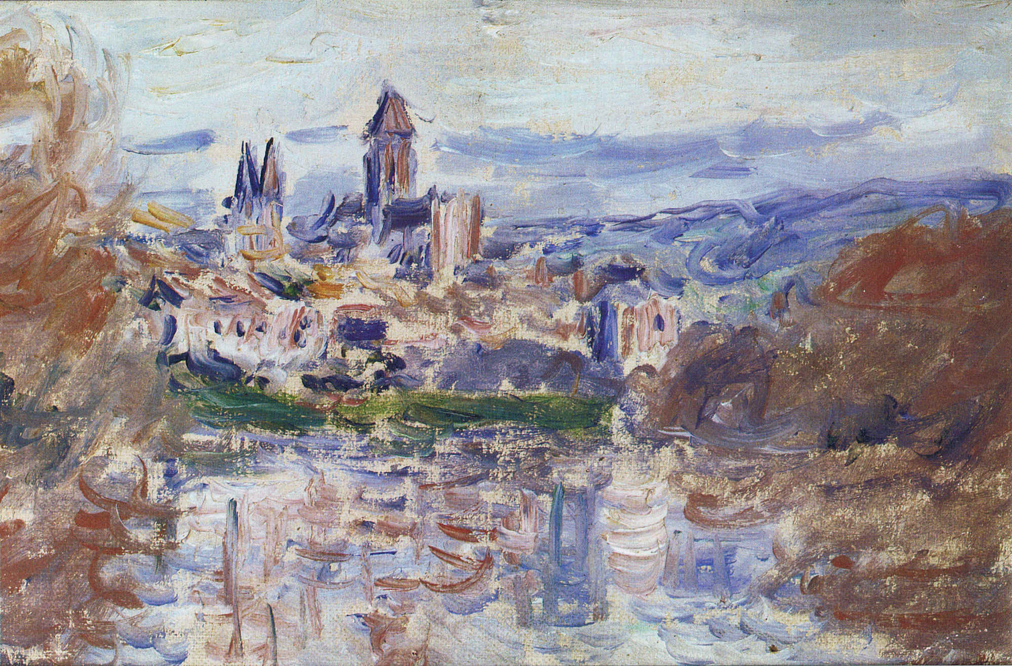 The Village of Vétheuil - Claude Monet