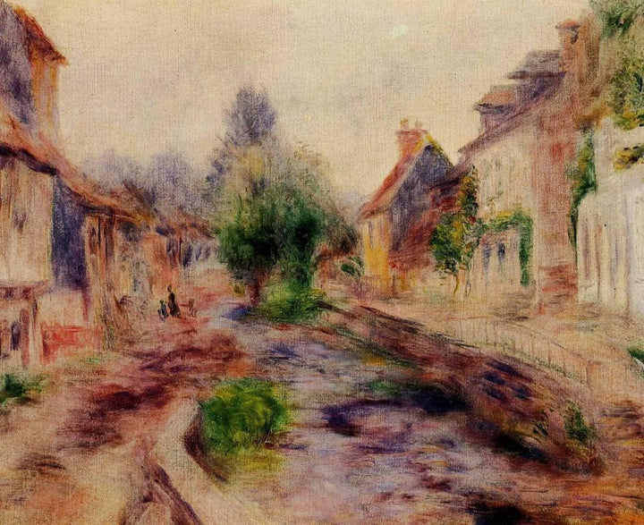 The Village by Pierre-Auguste Renoir — hand-painted landscape oil painting reproduction on canvas