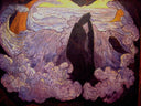 The Violet Wave by Georges Lacombe — hand-painted abstract oil painting reproduction on canvas