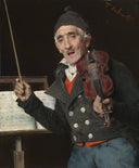 The Violin Teacher by Federico Andreotti — hand-painted portrait oil painting reproduction on canvas