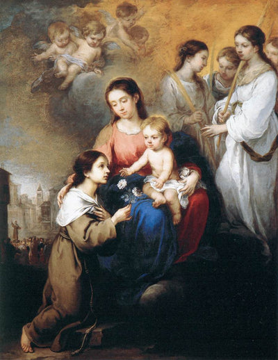 The Virgin and Child with St. Rosalina in apartment