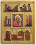 The Virgin Holidays by Nicholas Roerich — religion oil painting wall art, Byzantine