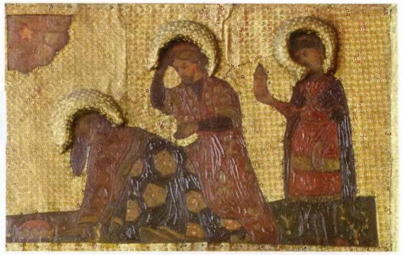 The Virgin Holidays. Adoration of the Magi. Three kings.