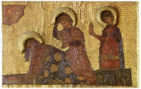 The Virgin Holidays. Adoration of the Magi. Three kings.