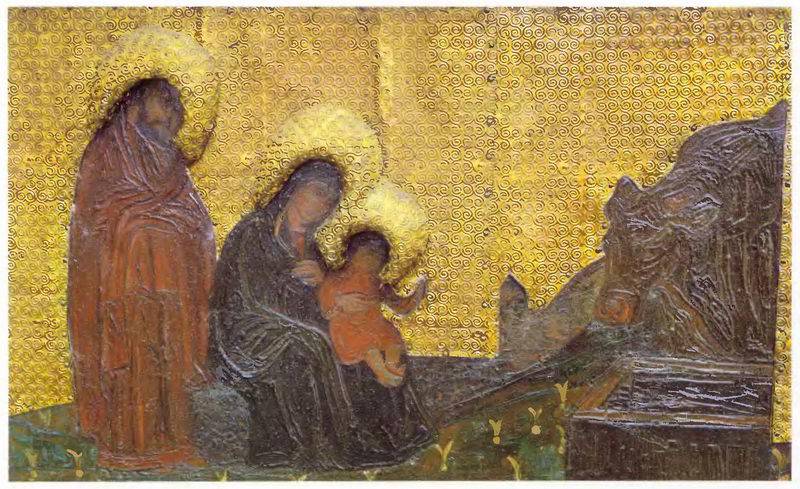 The Virgin Holidays. Introduction of the Virgin in Temple. Holy Family. - Nicholas Roerich