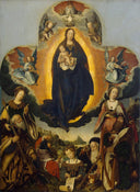 The Virgin Mary in Glory by Jan Provoost — hand-painted cultural oil painting reproduction on canvas