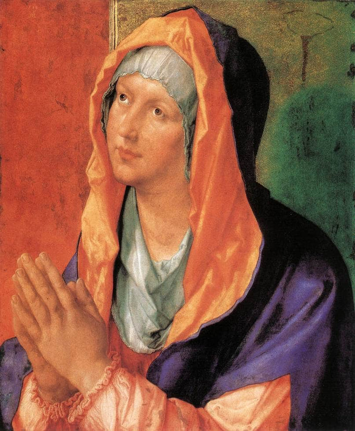 The Virgin Mary in Prayer by Albrecht Durer — hand-painted portrait oil painting reproduction on canvas
