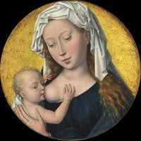 The Virgin Mary Nursing the Christ Child by Hans Memling — hand-painted cultural oil painting reproduction on canvas