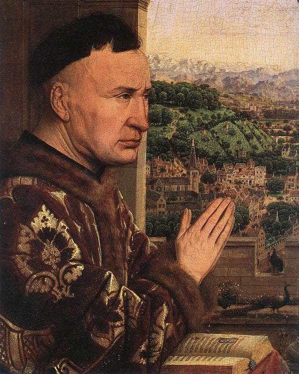 The Virgin of the Chancellor Rolin (detail)