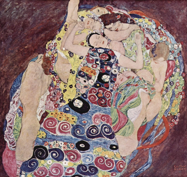 The Virgin by Gustav Klimt — hand-painted abstract oil painting reproduction on canvas