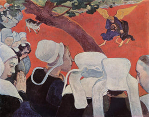 The Vision after the Sermon (Jacob wrestling with the Angel) - Paul Gauguin