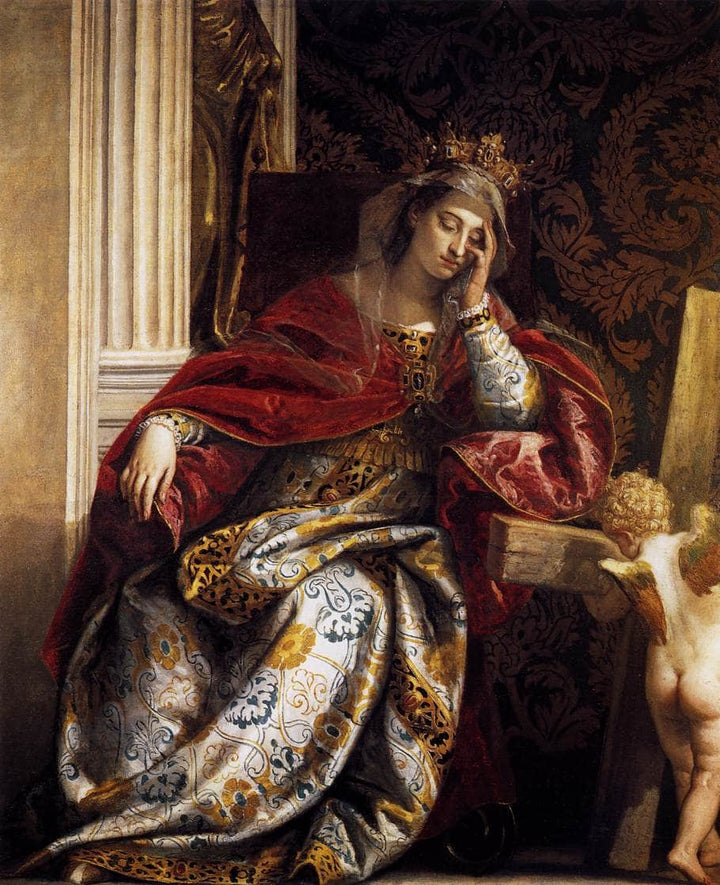 The Vision of Saint Helena by Paolo Veronese — hand-painted cultural oil painting reproduction on canvas