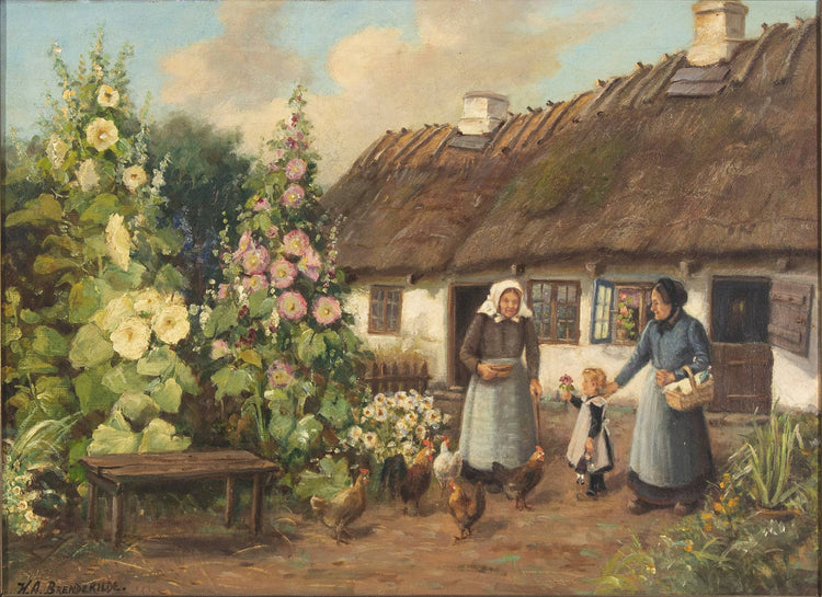 The Visit - Hans Andersen Brendekilde