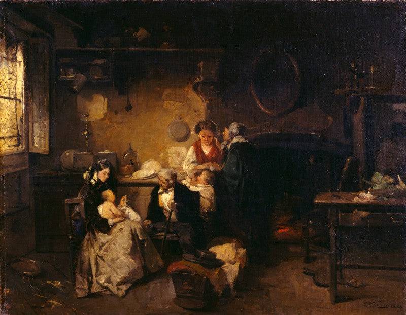 The visit to the nurse - Domenico Induno