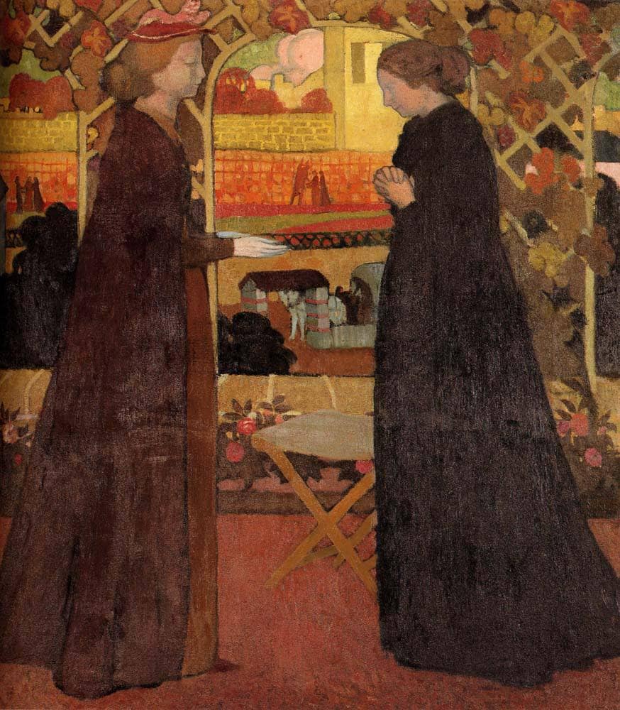 The Visitation by Maurice Denis — hand-painted portrait oil painting reproduction on canvas