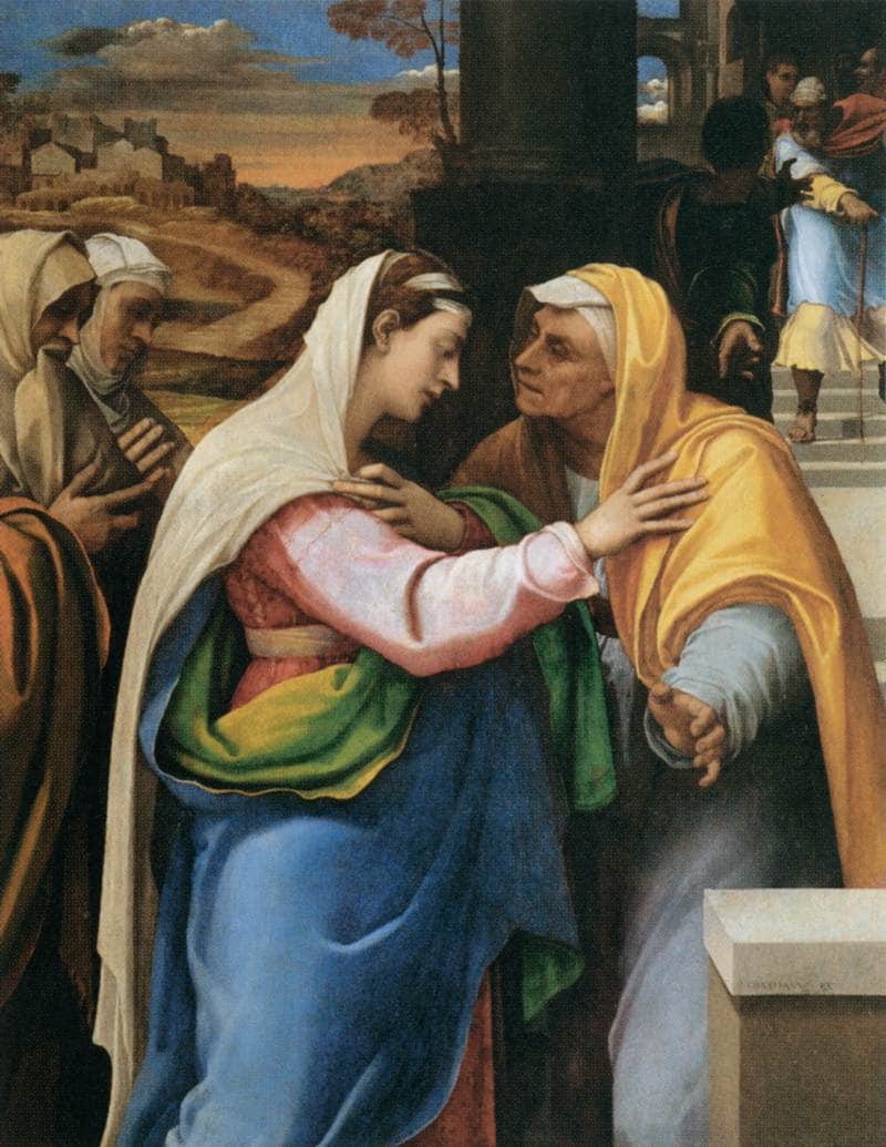 The Visitation by Sebastiano del Piombo — hand-painted cultural oil painting reproduction on canvas