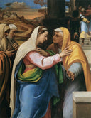 The Visitation by Sebastiano del Piombo — hand-painted cultural oil painting reproduction on canvas