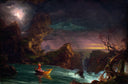 The Voyage of Life: Manhood by Thomas Cole — seascapes oil painting wall art, Romanticism
