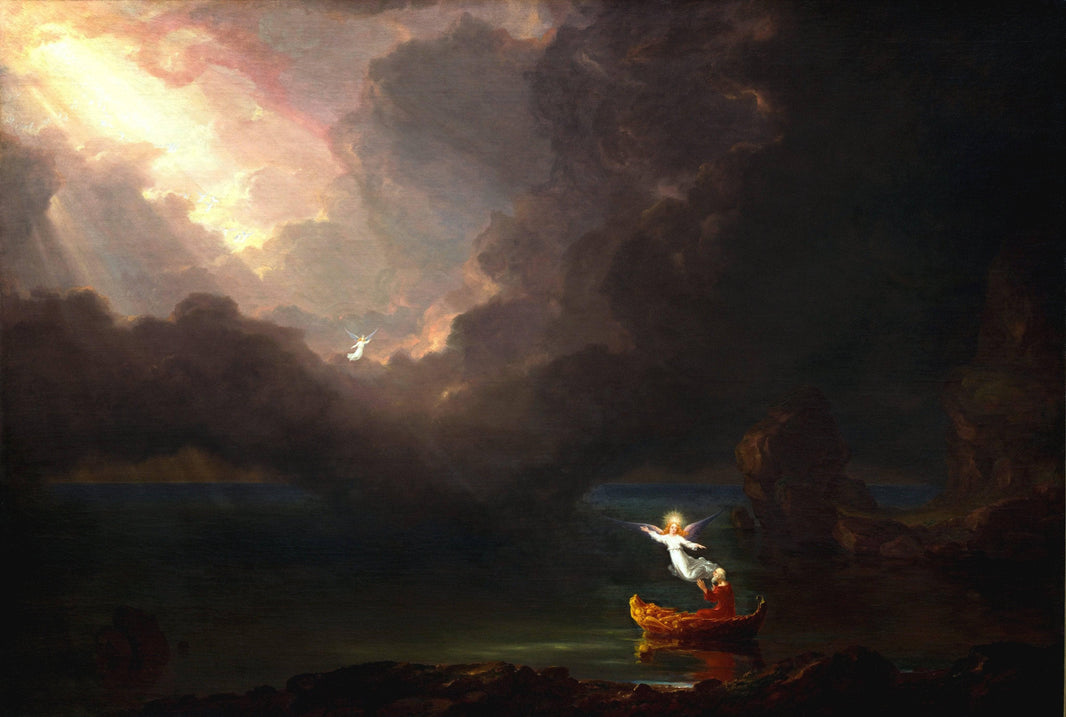 The Voyage of Life: Old Age by Thomas Cole — hand-painted landscape oil painting reproduction on canvas