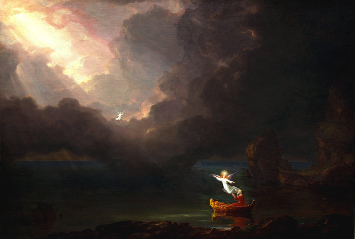 The Voyage of Life: Old Age by Thomas Cole — hand-painted landscape oil painting reproduction on canvas