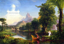 The Voyage of Life: Youth by Thomas Cole — hand-painted botanical oil painting reproduction on canvas