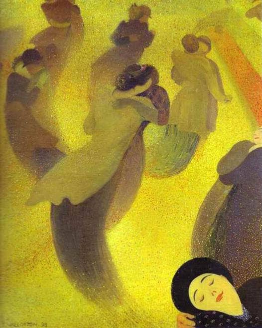 The Waltz by Felix Vallotton — hand-painted abstract oil painting reproduction on canvas