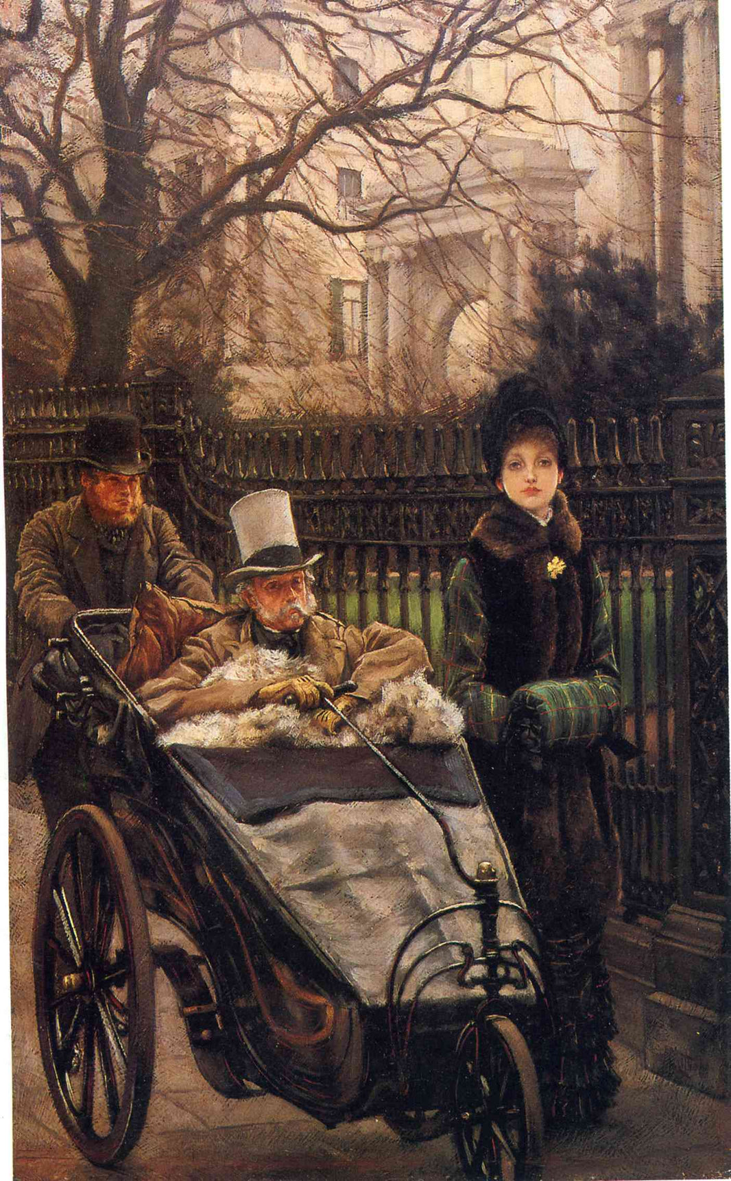 The Warrior's Daughter, or The Convalescent by James Tissot — hand-painted cultural oil painting reproduction on canvas
