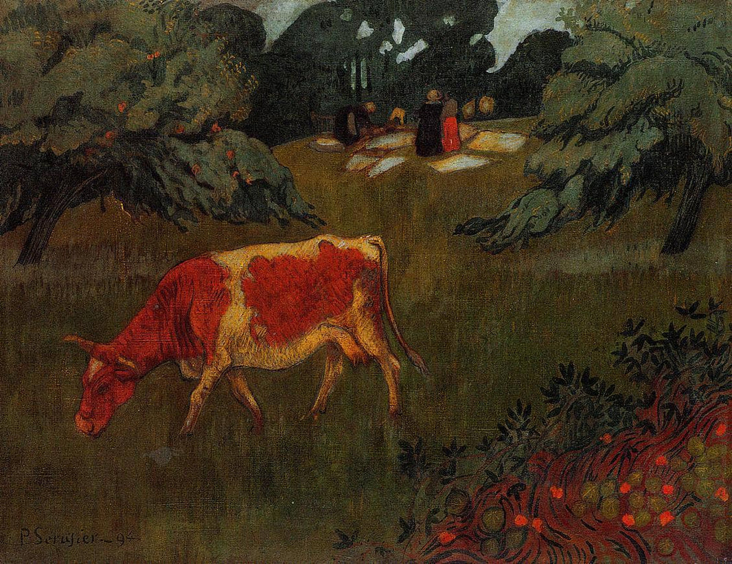 The Wash in a Large Meadow by Paul Serusier — hand-painted animal oil painting reproduction on canvas