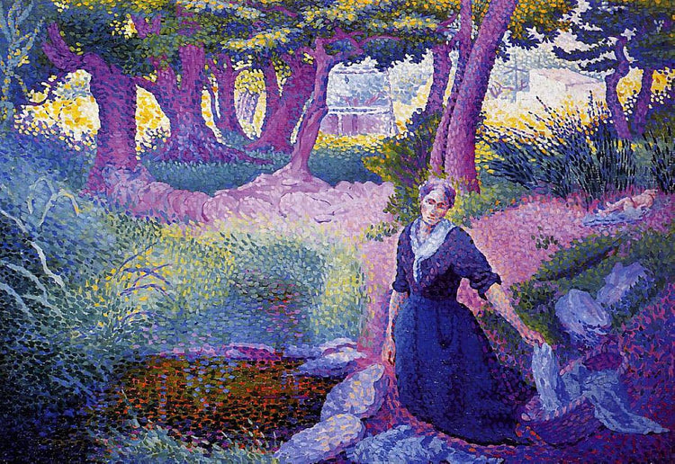 The Washerwoman - Henri-Edmond Cross