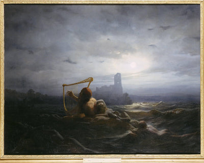 The Water-Sprite and Ägir's Daughters in bedroom